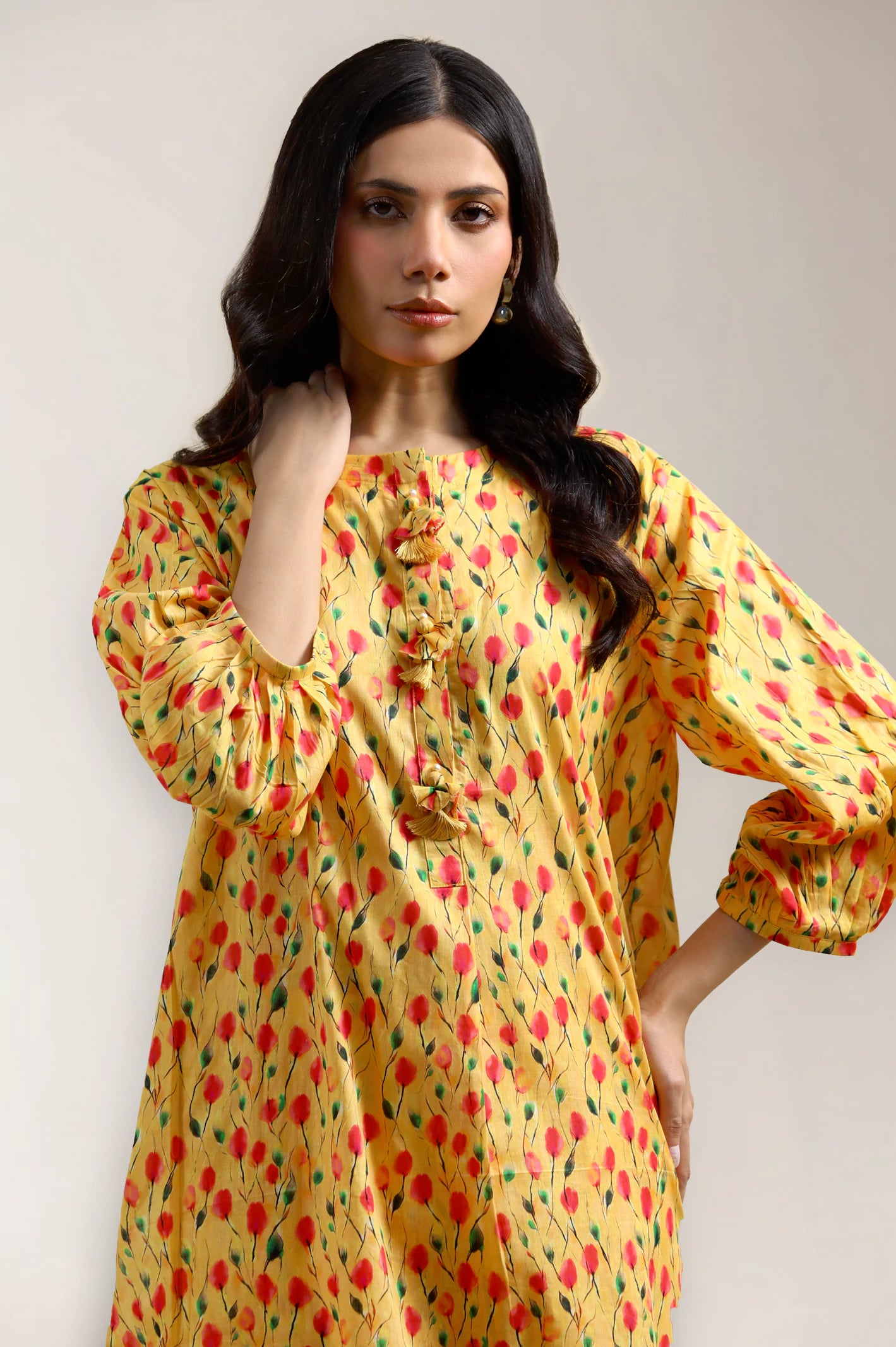Multicolor Printed 2-Pc