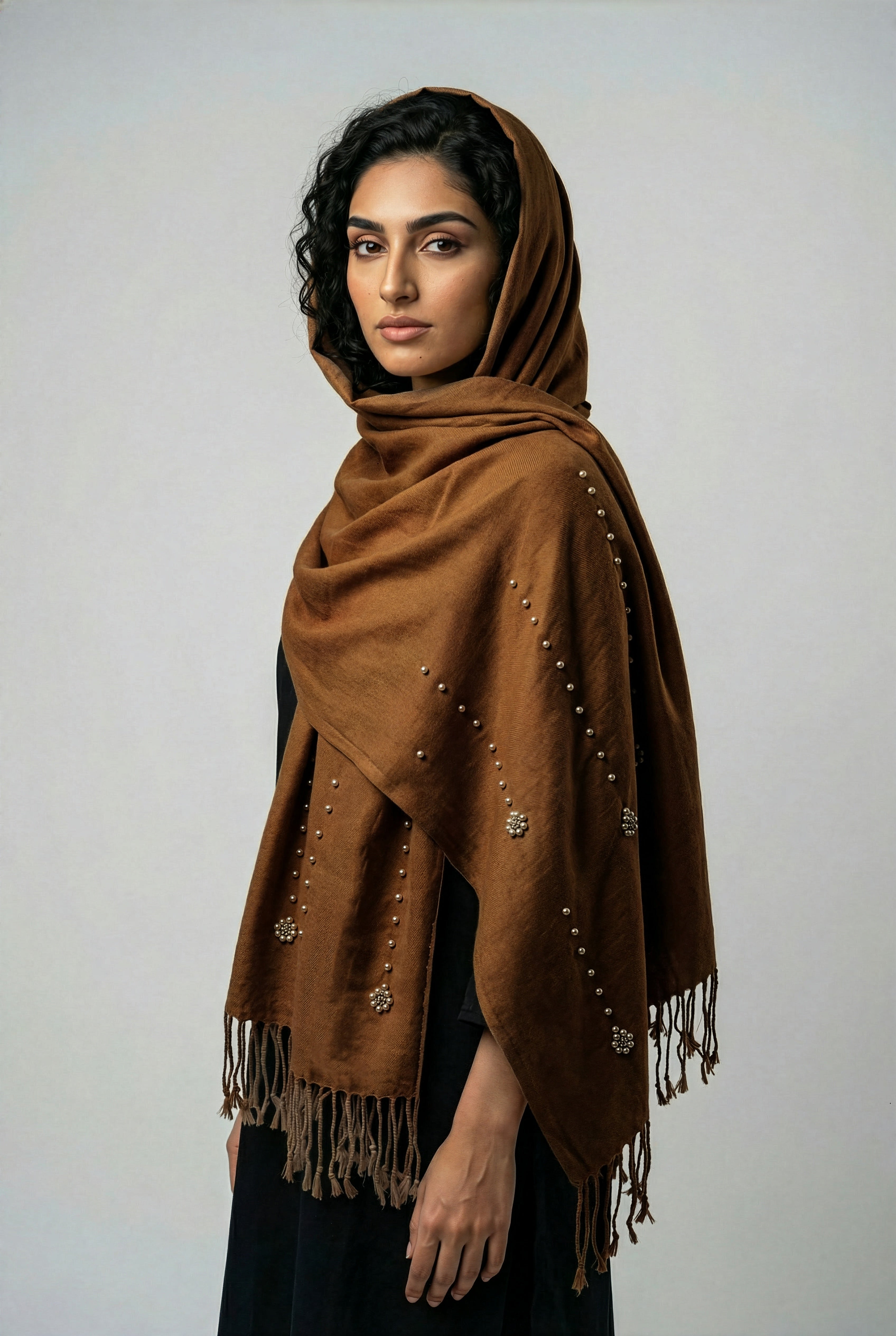 Nihaal Wool Hijab Brown