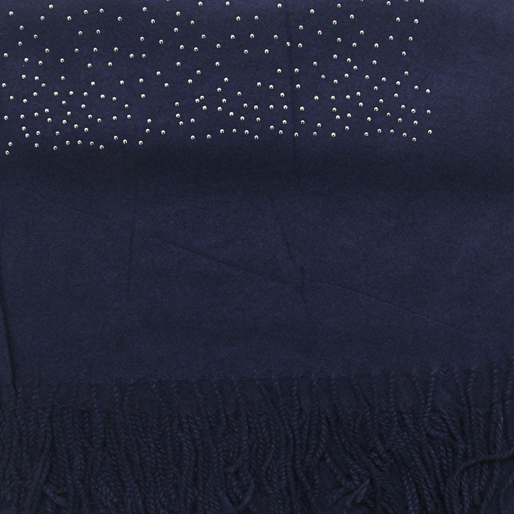 Sehar Wool Hijab Navy Blue