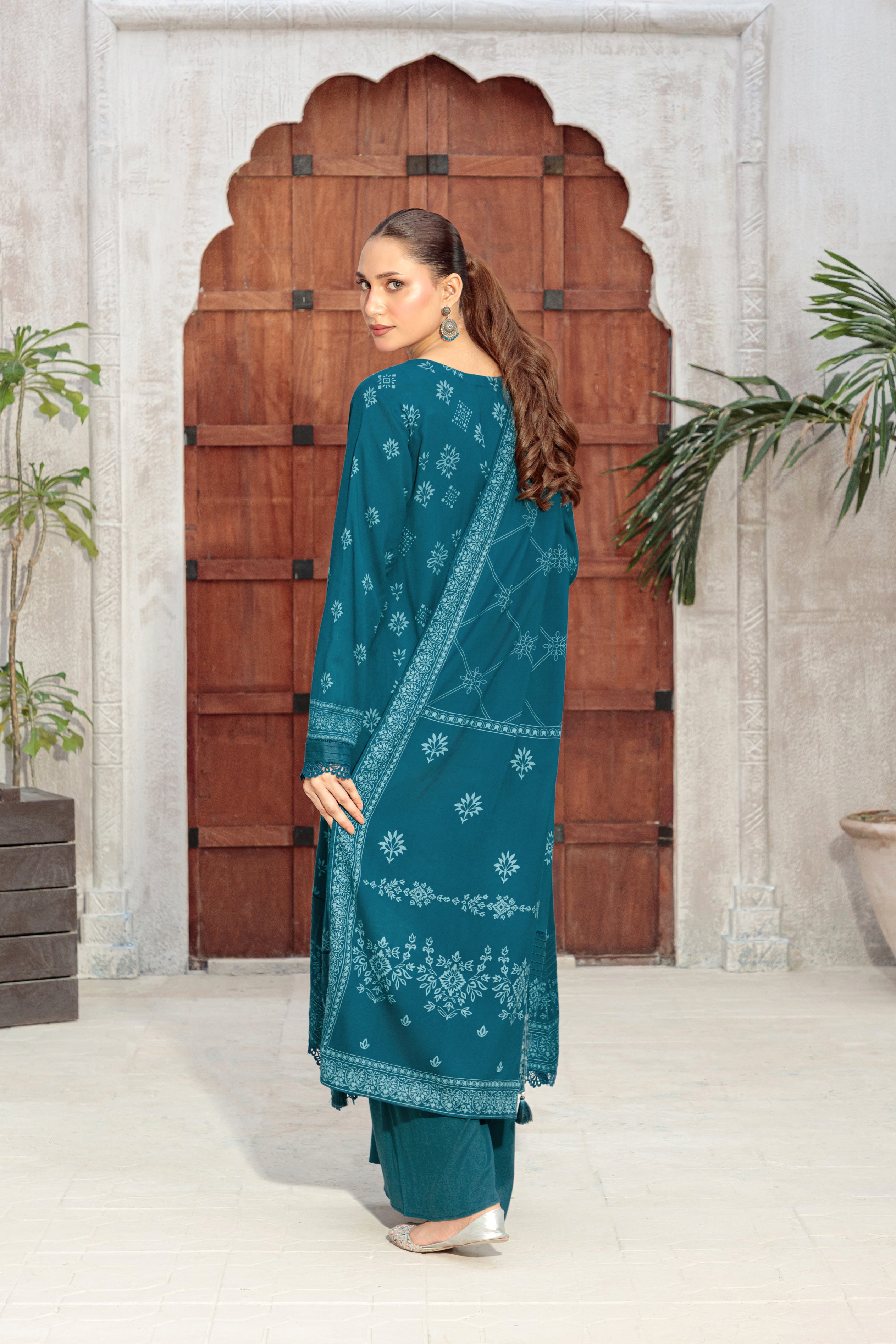 03-pc Pashmina Printed
