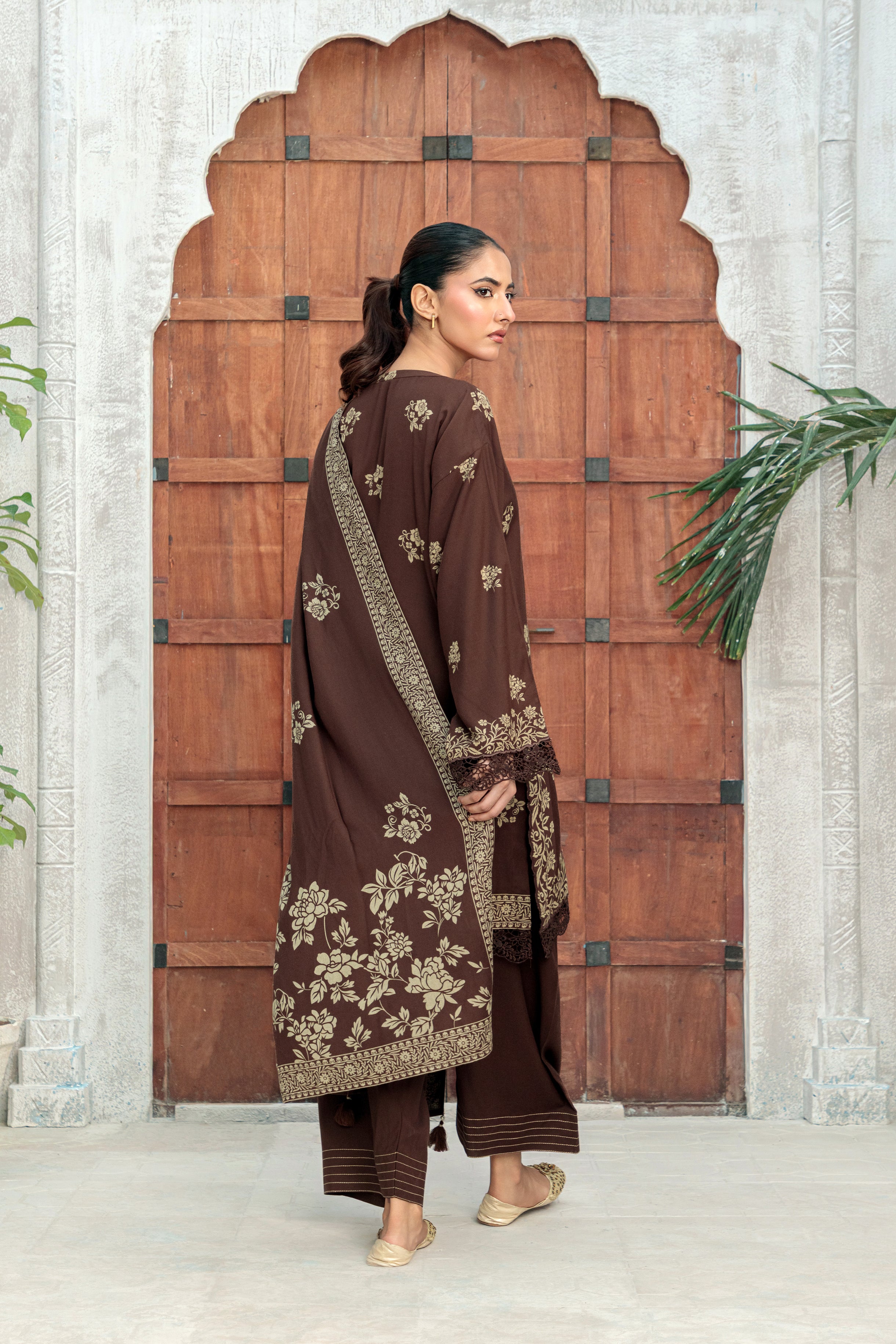03-pc Pashmina Printed