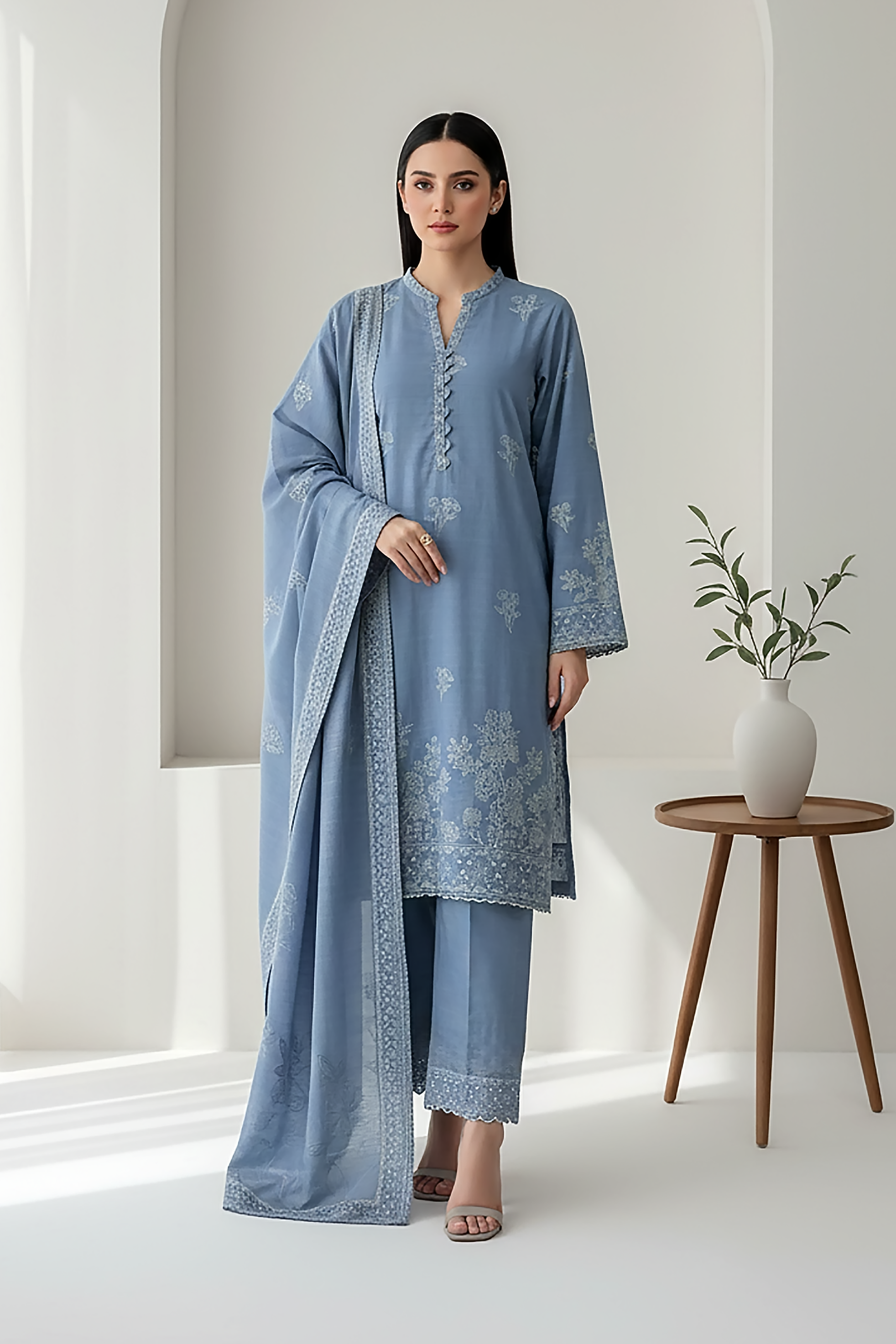 03-pc Textured Heavy Weight Printed Marina