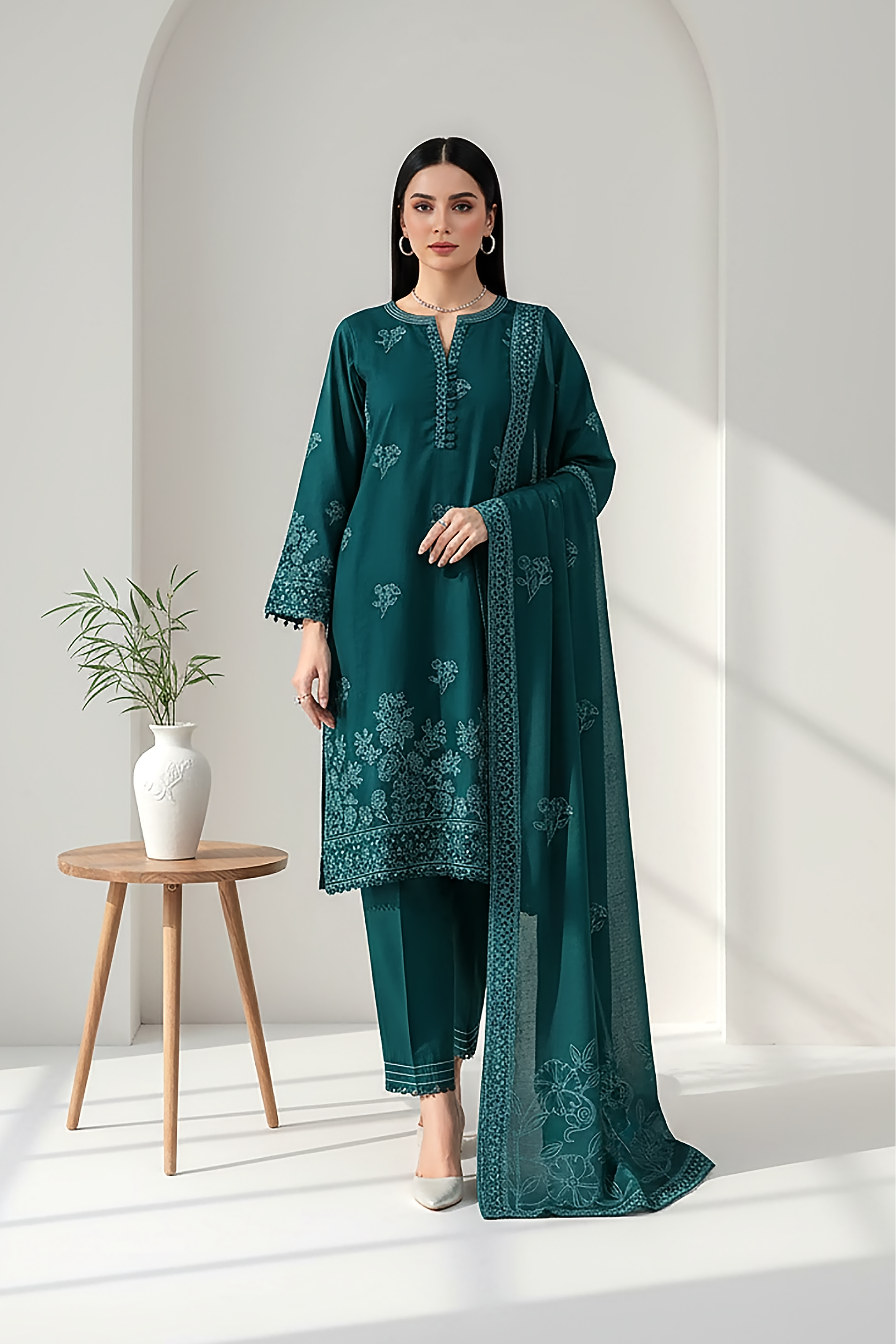 03-pc Textured Heavy Weight Printed Marina