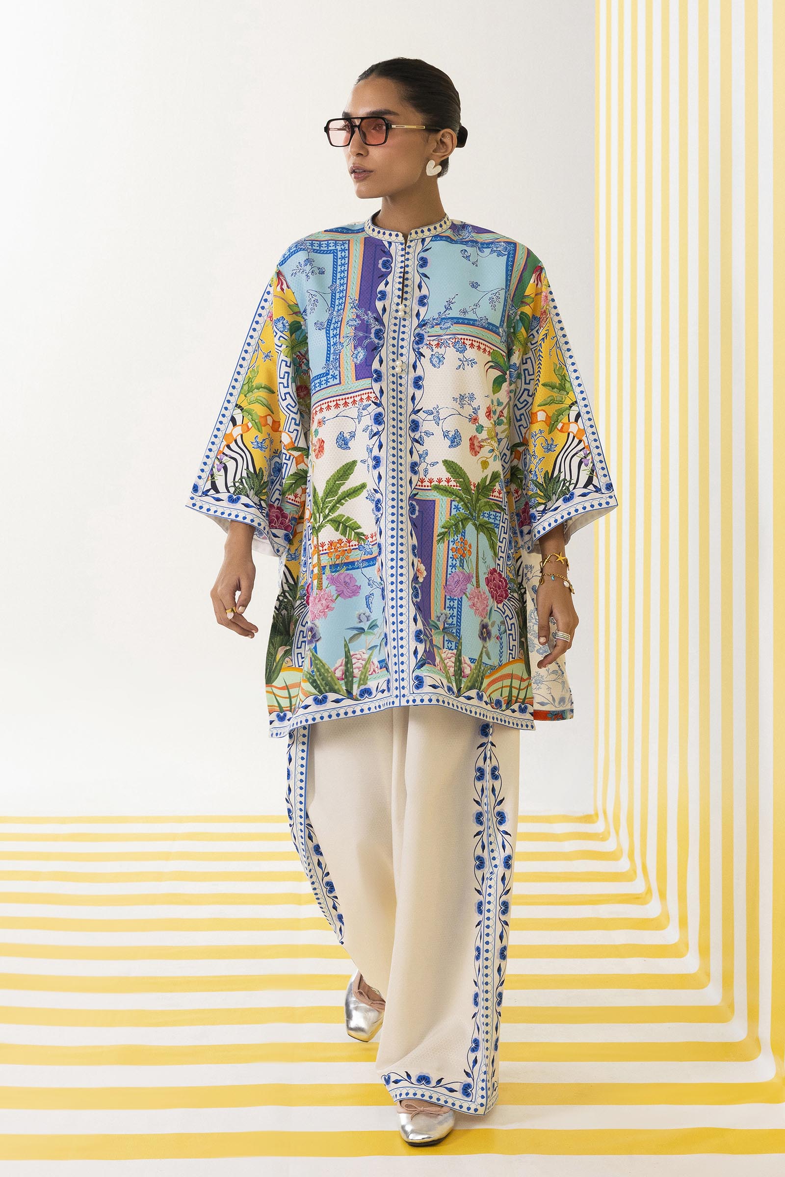 Printed Dobby Shirt + Shalwar