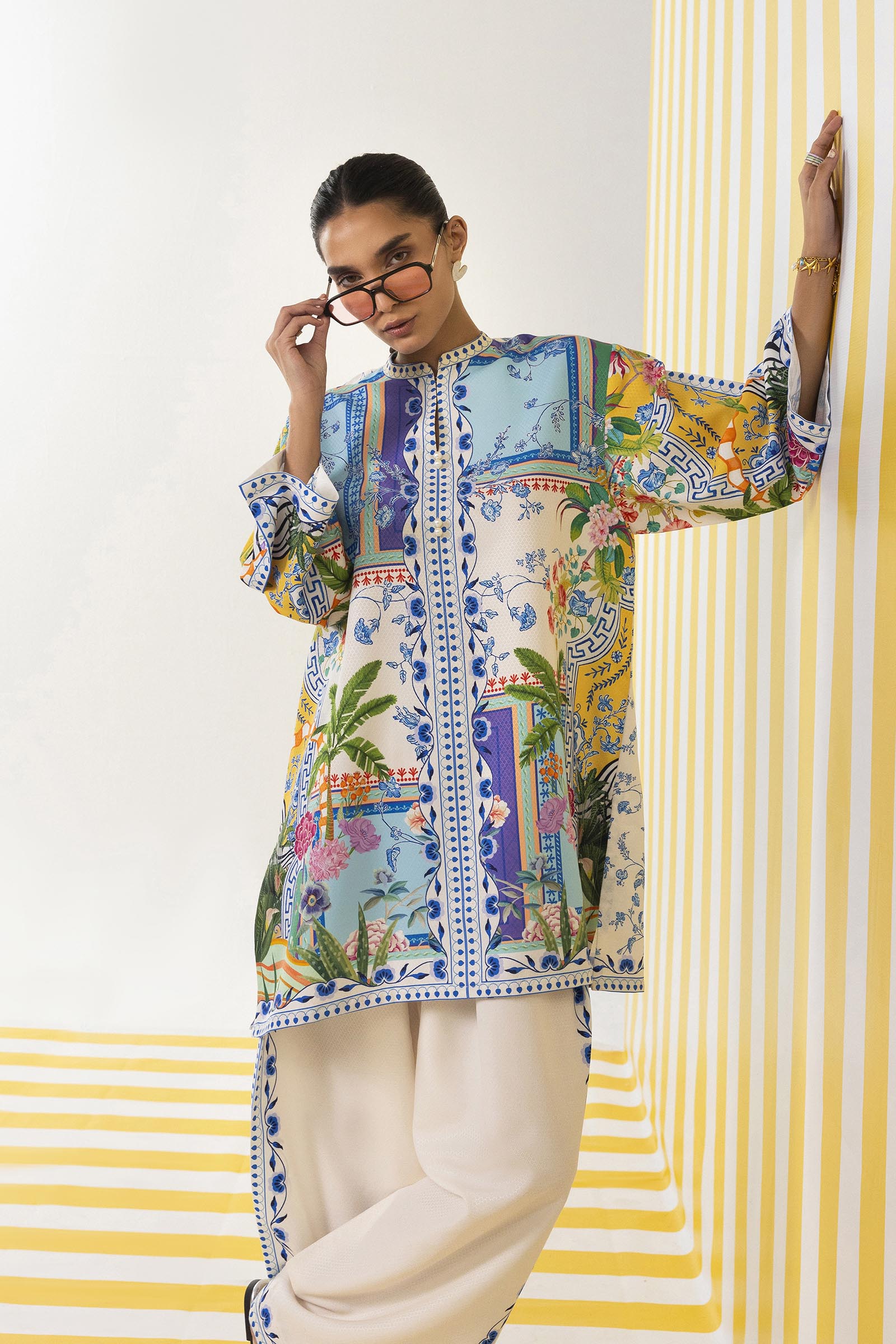 Printed Dobby Shirt + Shalwar
