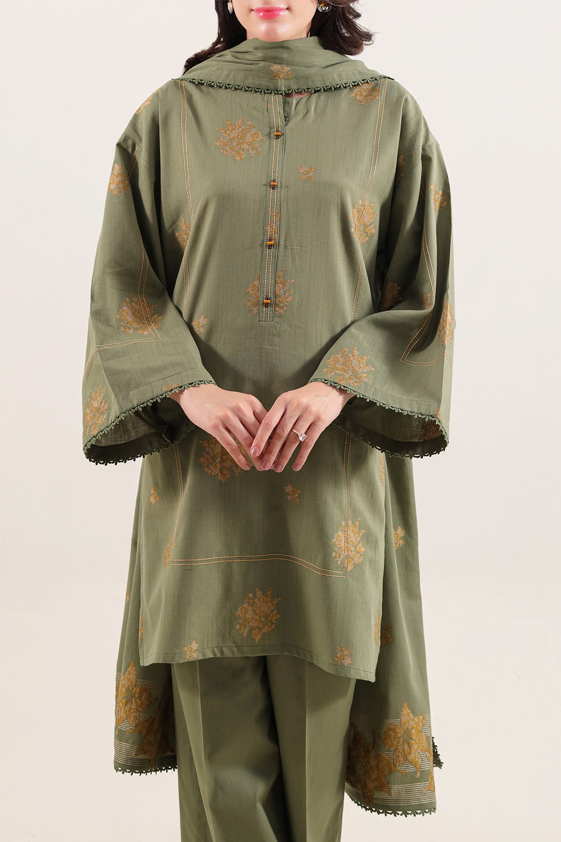 Jacquard Cotton 3-Pc