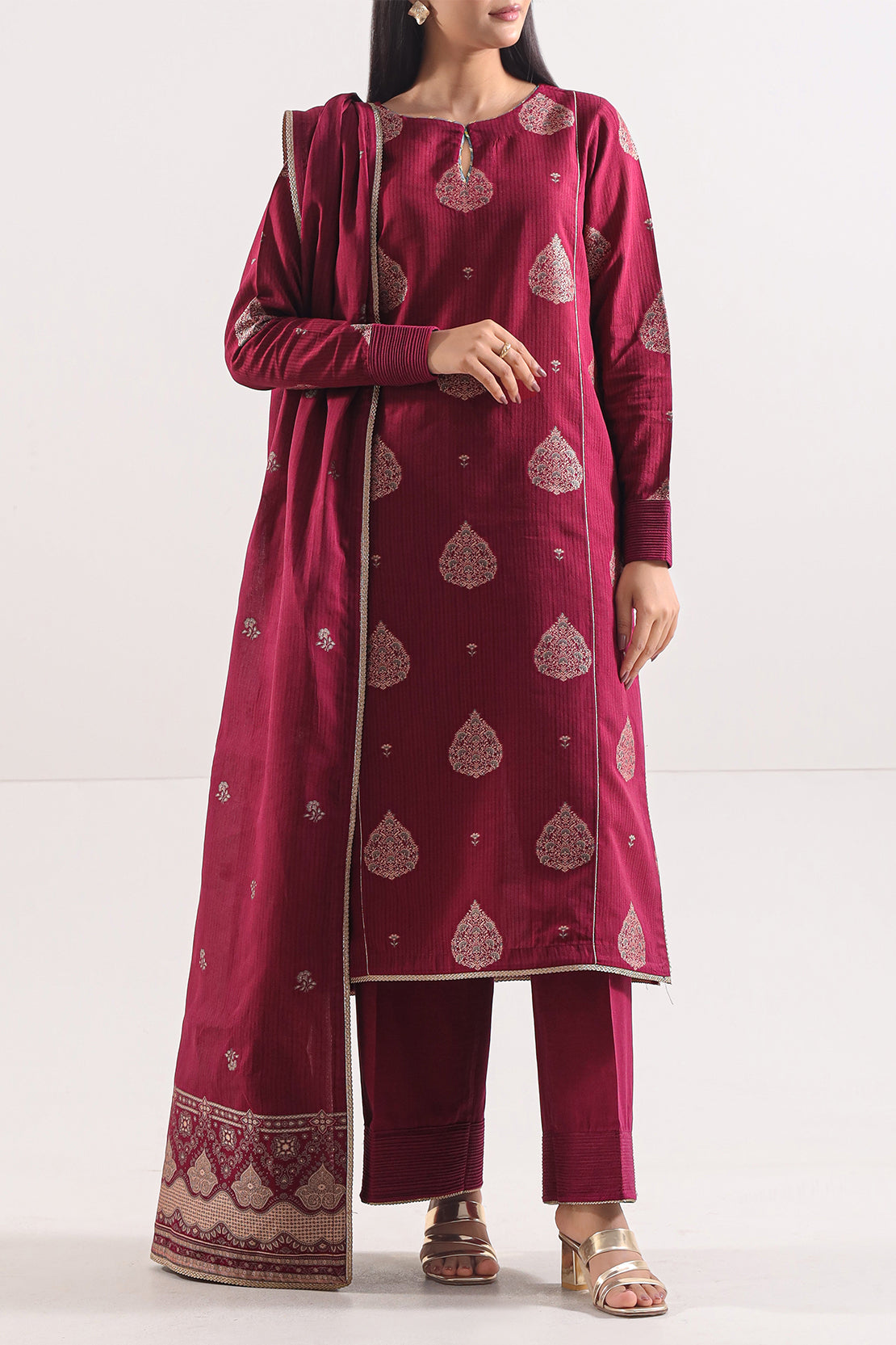 Jacquard Cotton 3-Pc