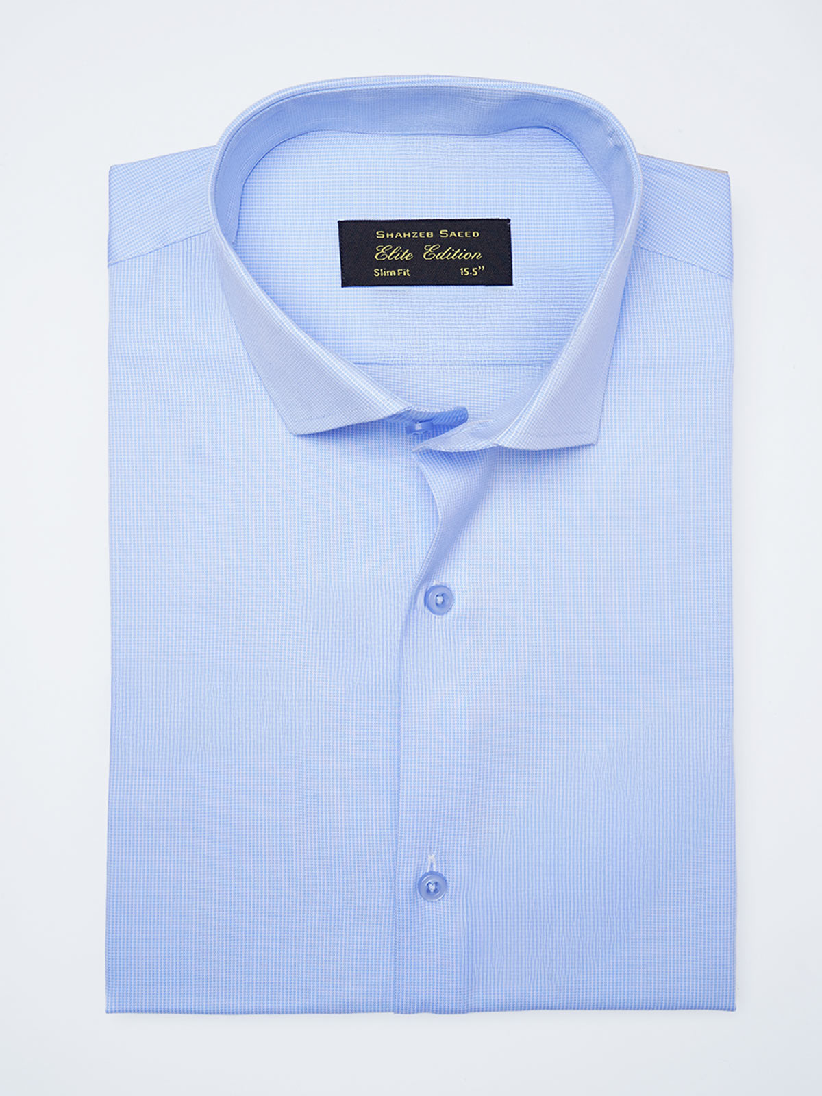 Blue Self, Cutaway Collar, Elite Edition, Mens Formal Shirt