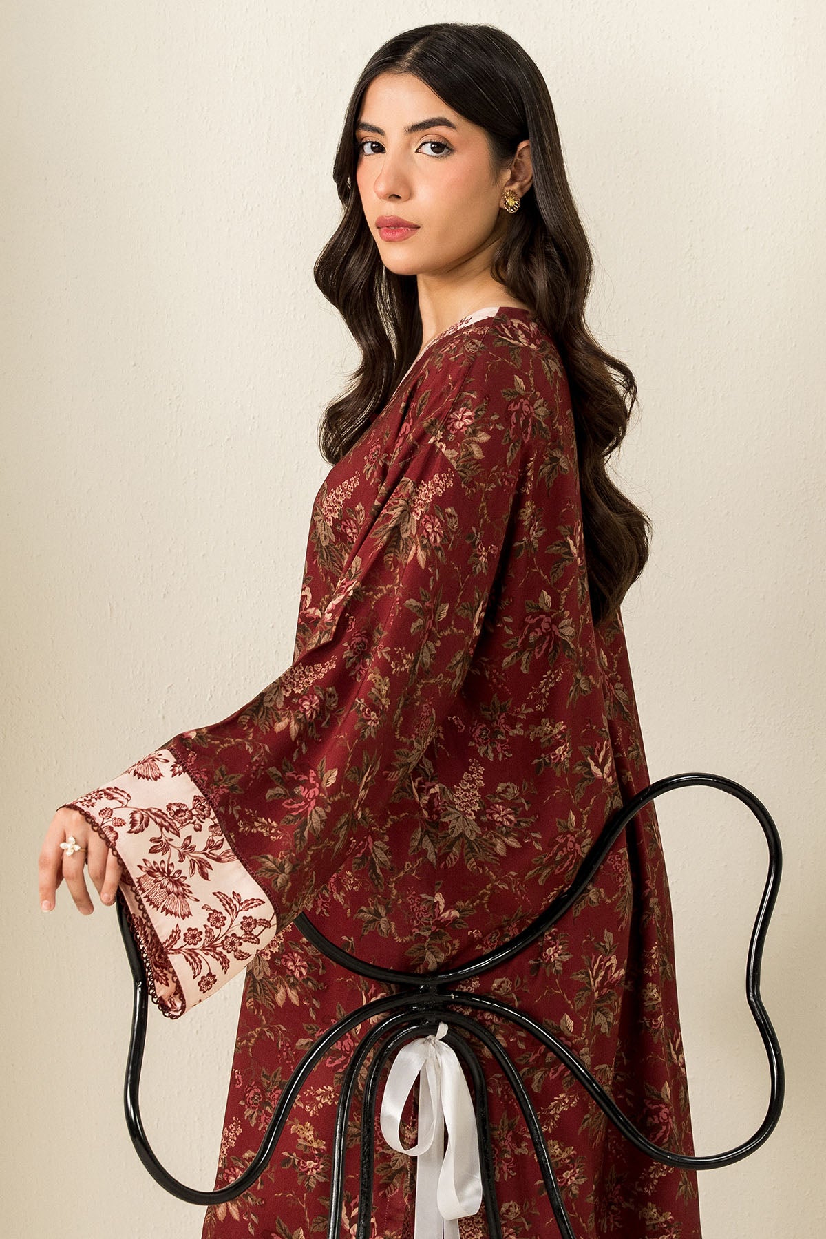 Floral Symphony 2-Pc Linen Printed Suit