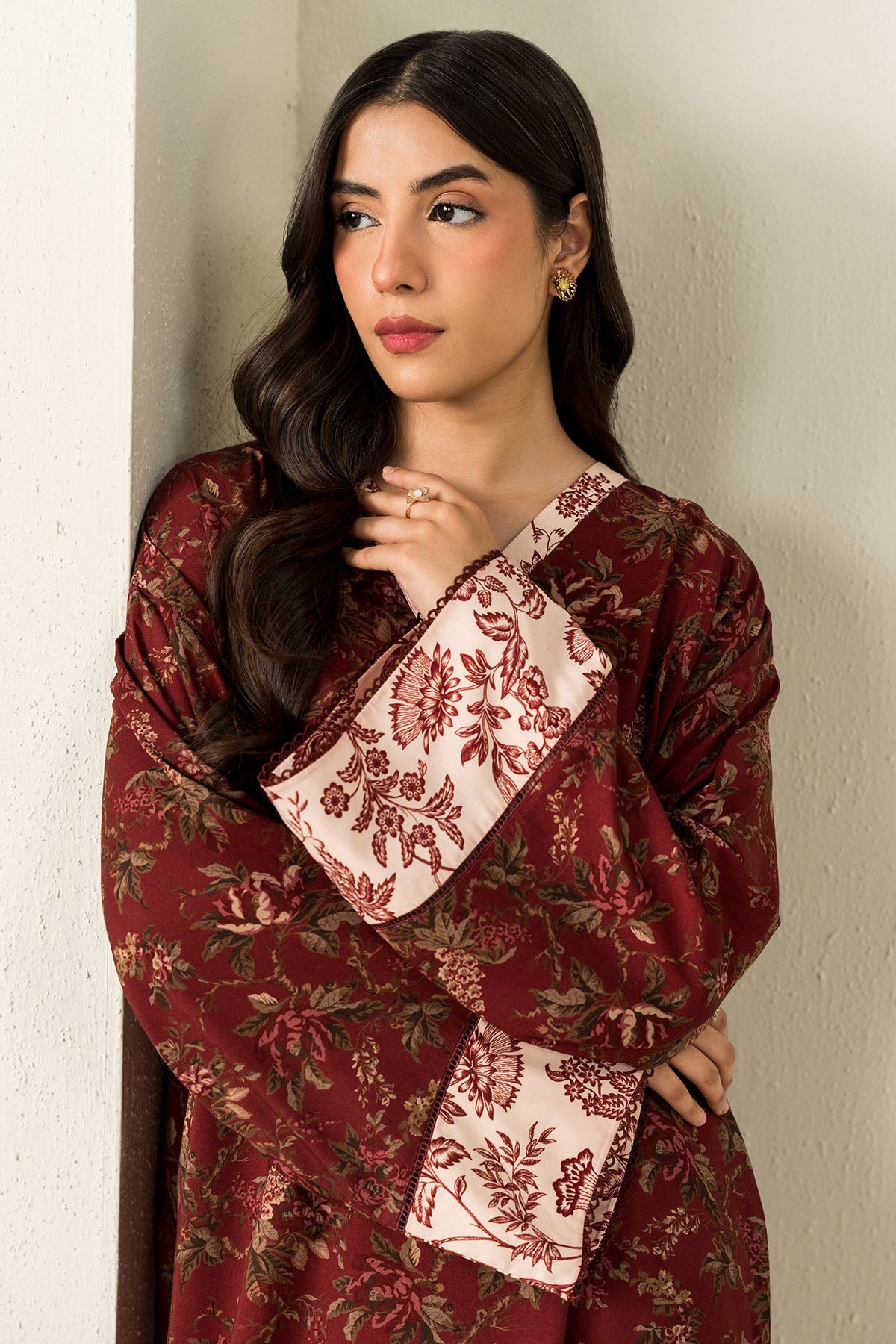 Floral Symphony 2-Pc Linen Printed Suit