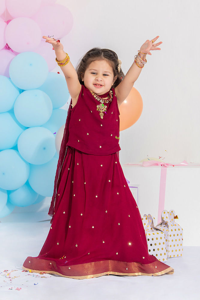 Mulberry Lehnga Choli