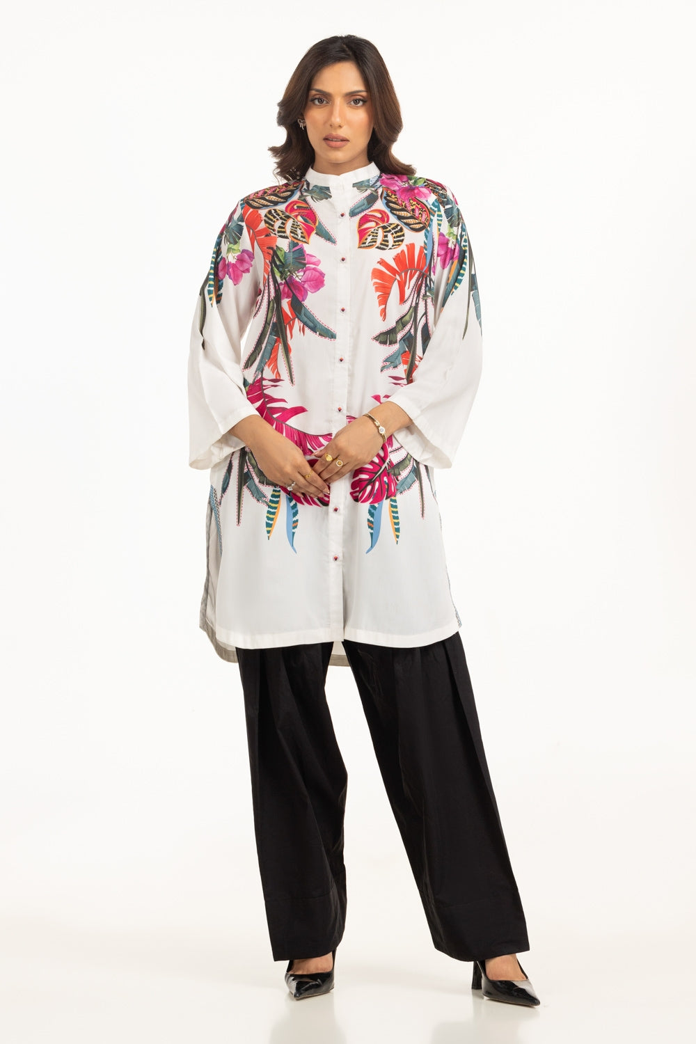 Poly Cambric Printed Shirt Ips 44798