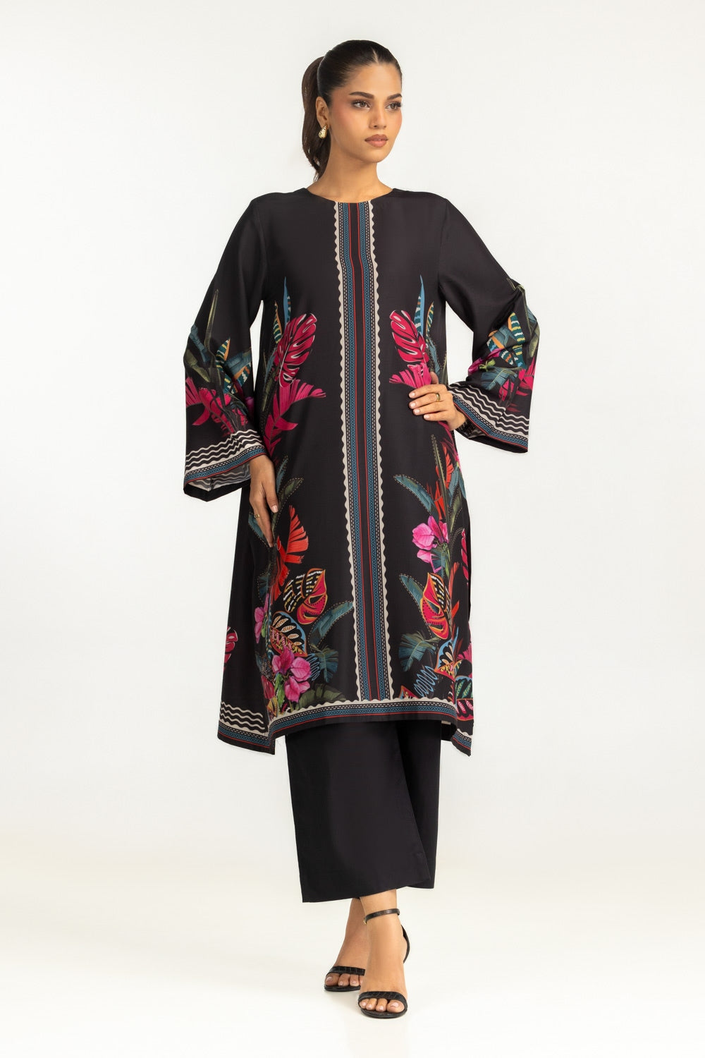 Poly Cambric Printed Shirt Ips 44799