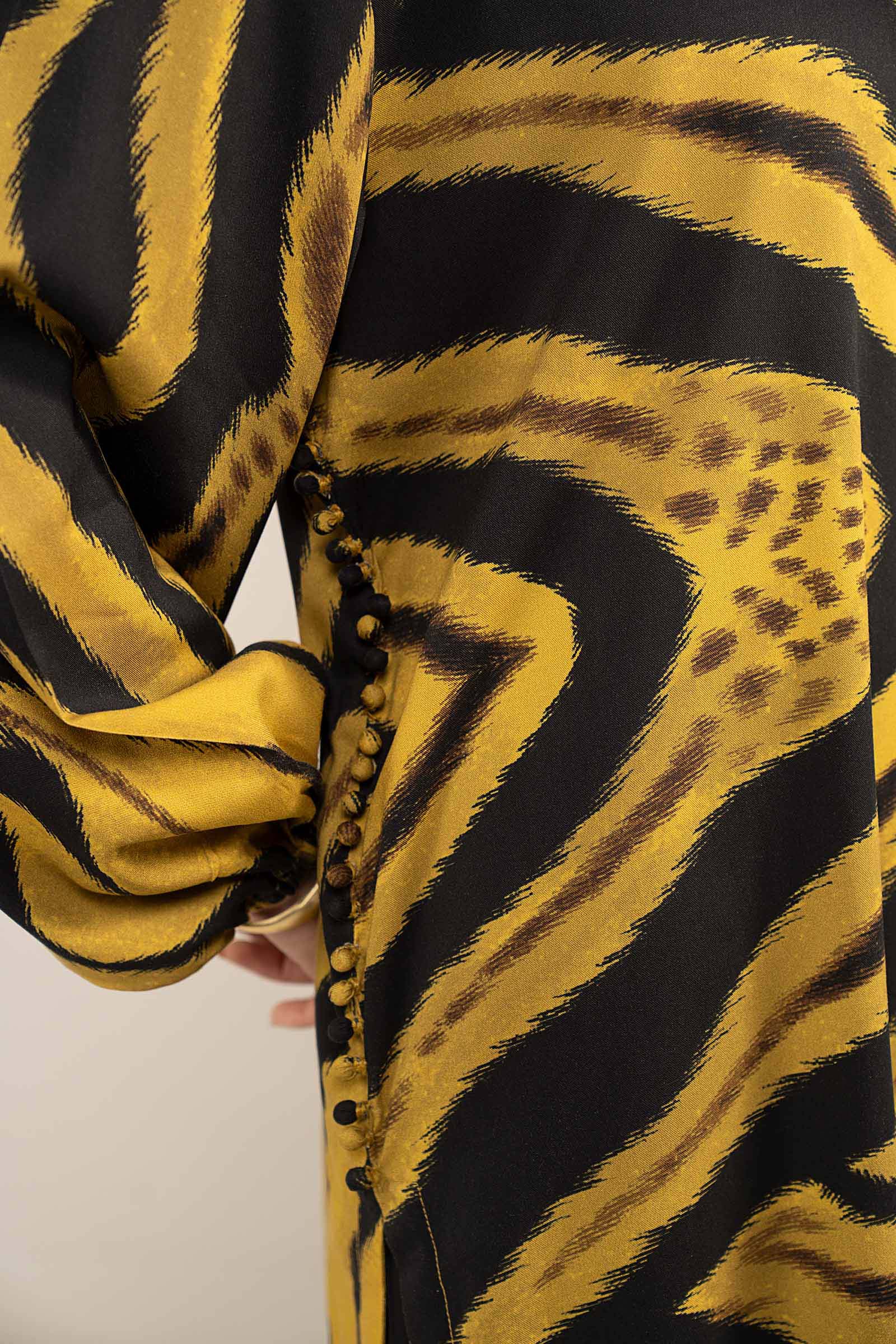 2-Pc Printed Twill Suit